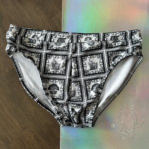 Mens ASOS Tile Print Swim Briefs size Large